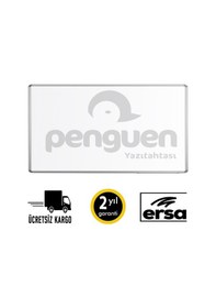 Resim Penguen Alü Çer. Duvara Monte Laminat Yazı Tahtası Beyaz 120X280 