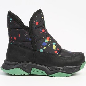 Resim Benetton ® | BN-50046 - 3256 Siyah Yesil -Çocuk Bot 