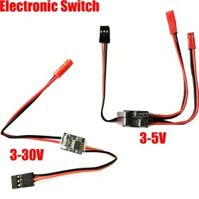 Resim 1 Adet Ağır Hizmet Tipi 2-20A Yüksek Akımlık Elektronik Anahtar, Uzaktan Kumandalı, 3-30V Geniş Voltaj Aralığında, PWM Sinyal İletimi ile DC/AC Benzeri Operasyon, Kolay Montaj Gerektirir, Şeffaf Etiketli Terminallarla Kompakt Tasarım, Renk Çeşitleri (Beyaz/Kırmızı/Siyah) - Drone'lar, Su Pompaları, Taşıyıcılar, Aydınlatma ve Otomasyon Sistemleri İçin Ideal (PCB/Elektroni Dahil Değildir), Maksimum 36V Kullanım İmkanı ile 
