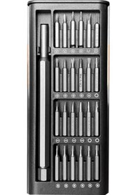 Resim 25-in-1 Hassas Tornavida Seti Çok Fonksiyonlu Ev Sökme Aracı Cep Telefonu Aluminum Handle B 