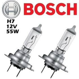 Resim Bosch H7 12V 55W Far Ampülü 2 Adet Set 