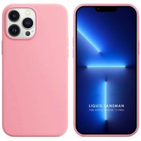 Resim Apple iPhone 15 Pro Max 6.7'' Liquit Lansman Silikon Pembe 