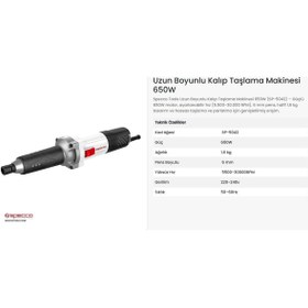 Resim Specco Uzun Kalıpçı Taşlama 650w 6mm Sp5042 