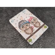 Resim Cep Ayna Baykuş Makyaj Çanta Seyahat Taşınabilir Ayna Kozmetik Büyüteç Kompakt 