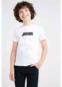 Resim Asking Alexandria Yazı Baskılı Unisex Çocuk Beyaz Tshirt 