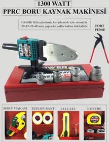Resim Profesyonel Kullanışlı 1300 Watt PPRC Büyük Boru Kaynak Makinası 
