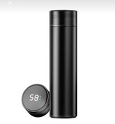 Resim VACUUM Siyah Dijital Sıcaklık Göstergeli Termos 500 ml 