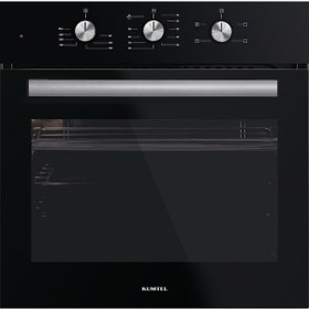 Resim Kumtel B66-SF2 MT - KO-40 TAHDF - DA6-830 Kristal Siyah Cam Ankastre Set 