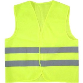 Resim Reflektörlü Çırtlı Yelek İkaz Yeleği Xl Beden 