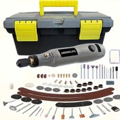 Resim 76 adet Li-ion Pil ile Mini Kablosuz Döner Aracı, 3 Döner Hız 5000rpm-15000rpm, Taşınabilir USB Şarj, Zımparalama, Oyma, Parlatma ve DIY Yapıtları için Aksesuarlarla Çok Amaçlı Güç Döner Aracı 
