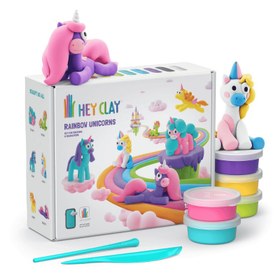 Resim Hey Clay Yaratıcı Kil Seti - Rainbow Unicorns 