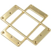 Resim Lp Elektrik Gitar Altın Için 2x Metal Humbucker Pikap Çerçevesi Montaj Halkası 