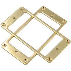 Resim Lp Elektrik Gitar Altın Için 2x Metal Humbucker Pikap Çerçevesi Montaj Halkası 