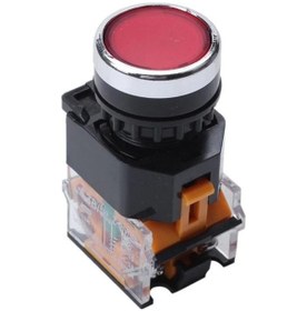 Resim Yaylı Stop Buton - Kırmızı - La38 Serisi 