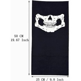 Resim Hediye Bahçesi Motorcu Boyunluk Baf Buff Bandana 25X48 cm Model 7 