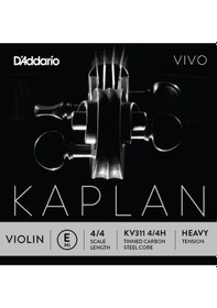 Resim Daddario Kv311 Keman Tek Tel Kaplan Vivo Sol-g , 4/4 