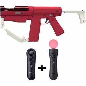 Resim SONY Playstation 3 Move Sharp Shooter PS3 Move Kol Set Move Navigatör PS3 Tüfek PS3 Move Silah 