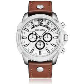 Resim Sones Bınbond B102 Çift Takvimli Leisure Su Geçirmez Işıklı Kuvars Saat, Renk: Beyaz Çelik-mavi 