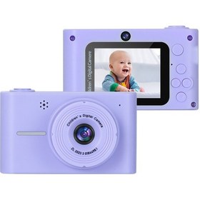 Resim 1080p Dijital Kamera Çocuk Kamerası 20mp Çocuk Kamerası Çocuklar İçin Selfie Kamerası Erkek Ve Kızlar İçin 8x Dijital Zo 