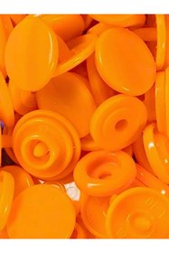 Resim SeraSelin 100 Adet Plastik Çıtçıt Turuncu Çıtçıt T5=12,4 mm DİKİŞSİZ Kolay Takılır Turuncu Çıt Çıt Seti 