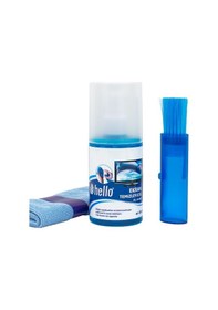 Resim Hello HL-14408 200 ML Sprey + Fiber Bez + Fırça LCD Ekran Temizleme Seti 