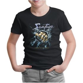 Resim Lord Tshirt Savatage - Power Of The Night Siyah Çocuk Tshirt 