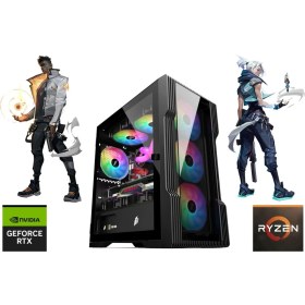 Resim Seraphic Gaming Ryzen 5 7500F 16 GB Ddr5 Ram 1 Tb SSD 8 GB Rtx 5060 Tı Oyuncu Bilgisayarı 