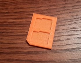 Resim Microsd Sd Kart Kutusu Adaptörüne Plastik Aparat 