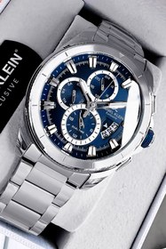 Resim Daniel Klein Exclusive Erkek Kol Saati 3 Atm Su Geçirmez Gumus Renk Çelik Kordon Hediye Bileklik Dke2115c2 