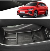 Resim Honeybeeshop Byd E2 2023 Merkez Konsol Organizatörü Siyah Çok Bölmeli Depolama Kutusu 