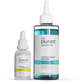 Resim The purest solutions koyu leke ve gözenek önlemeye yardımcı bakım seti 200 ml + 30 ml 