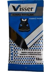 Resim Visser Toz Kumaş Boyası Mavi 12 G 