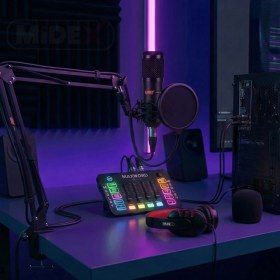Resim Midex Arcade Pack-1 Medley Ses Kartı ve BM-800 Mikrofon Gaming Canlı Yayın Stüdyo Seti 