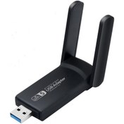 Resim dual band 1300 Mbps Dual Band Usb Adaptör Kablosuz Wifi Alıcı 2.4ghz 5ghz Bluetooth Adaptör Versiyon New 