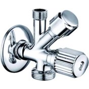 Resim İtimat Dual Çatallı Musluk Double 528 Gri 