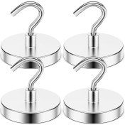 Resim Skycity Ev Magnetıklı Çekmecelik, Deliksız Güçlü Mıknatıslı Duvar Takımı, 4 Adet 36mm Çaplı Ne36 Modeli - Ev Kabı Ve Duvar Kullanıma Uygun 