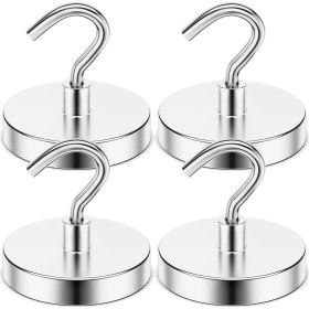 Resim Skycity Ev Magnetıklı Çekmecelik, Deliksız Güçlü Mıknatıslı Duvar Takımı, 4 Adet 36mm Çaplı Ne36 Modeli - Ev Kabı Ve Duvar Kullanıma Uygun 