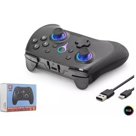 Resim Nodar Nd505b Rgb Bluetooth Gamepad Pc Apple Uyumlu iOS Android Switch Ps3 Ps4 Uyumlu 