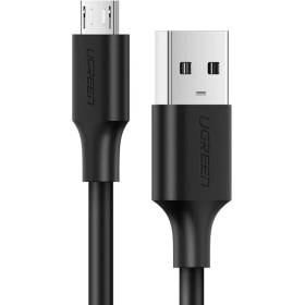 Resim Micro USB Data ve Şarj Kablosu, Siyah, 1.5 Metre 