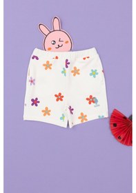 Resim U.S. Polo Assn. Kız Bebek Beyaz Örme Şort 50289006-VR013 