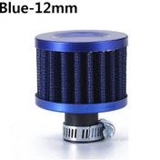 Resim Blue-12mm-12/25mm Hava Filtresi Araba Motosiklet İçin Evrensel Arayüz Filtresi Soğuk Hava Girişi Yüksek Akış Karter 