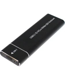 Resim Keepro USB 3.1 Pci-E Bağlantılı Nvme SSD Kutusu M2 Boyutunda Harici HDD & DVD Kutusu 