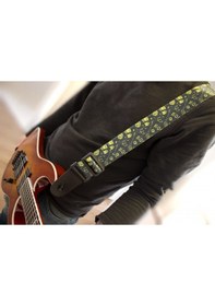 Resim 1strap 1st001 Elektro Gitar Askısı Siyah Standart Model Esnek K 