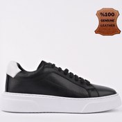 Resim Muggo Rider Bağcıklı Hakiki Deri Kalın Taban Erkek Günlük Sneaker Spor Ayakkabı 