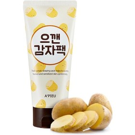 Resim Missha Güneşten Yıpranmış Ciltler İçin Uyku Maskesi 130ml APIEU Mashed Potato Pack 