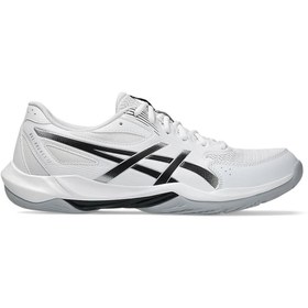 Resim Asics Gel Rocket 12 Erkek Voleybol Ayakkabısı 1071A116-101 Krem 