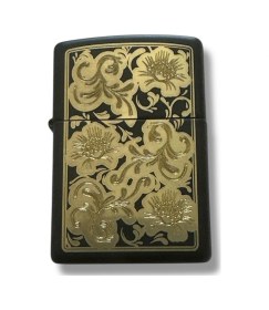 Resim Zippo Zseries 7.1 Zp13 Altın Çiçek Çakmak 7-1 