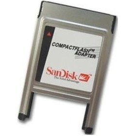 Resim Sandisk PCMCIA Compact Flash Adaptör Kart Okuyucu 