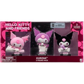 Resim Hello Kitty 3'lü Kuromi 10cm HKT0460 