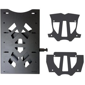 Resim Gp Kompozit Yamaha Nmax 125 / 155 2021-2025 Uyumlu Pratik Tak-çıkar Kızaklı Arka Çanta Demiri Siyah Çok Renkli 